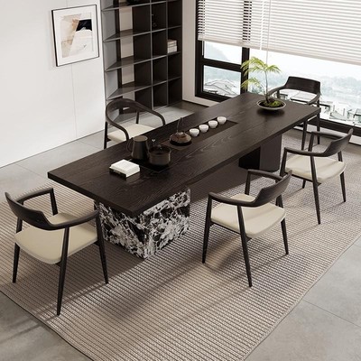 新中式实木茶台茶桌组合宋代美学