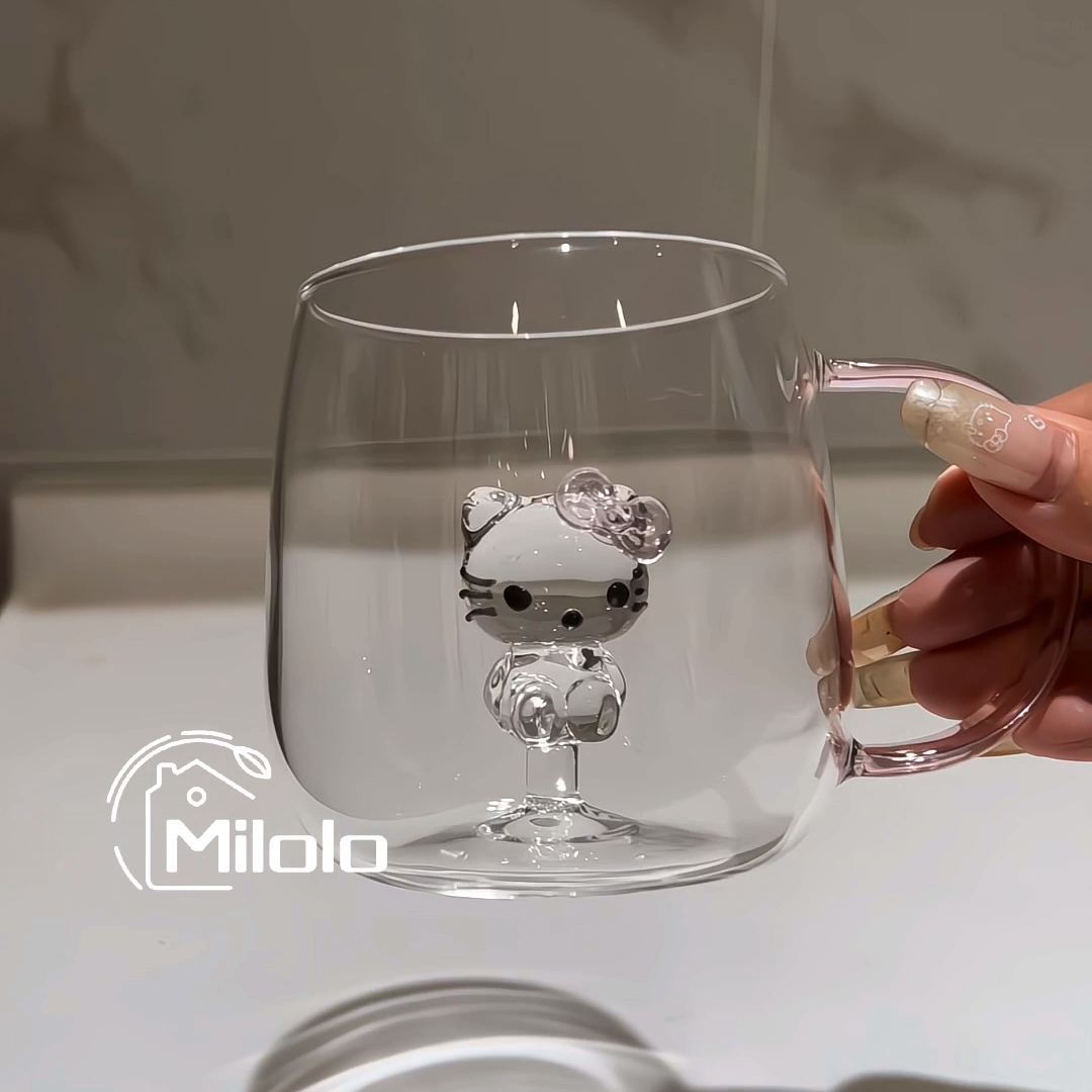 【超好看杯子】HelloKitty玻璃杯