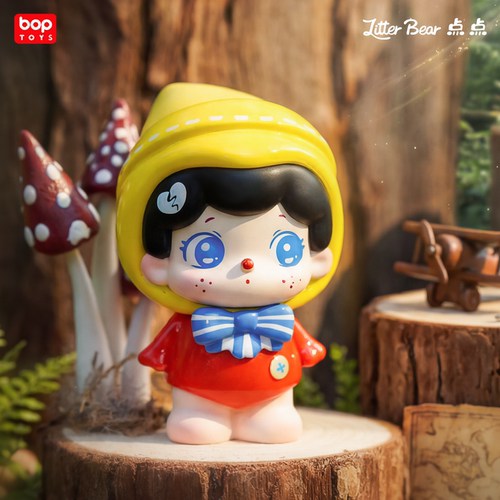 潮玩波普童话镇新款萌粒盲盒4cm