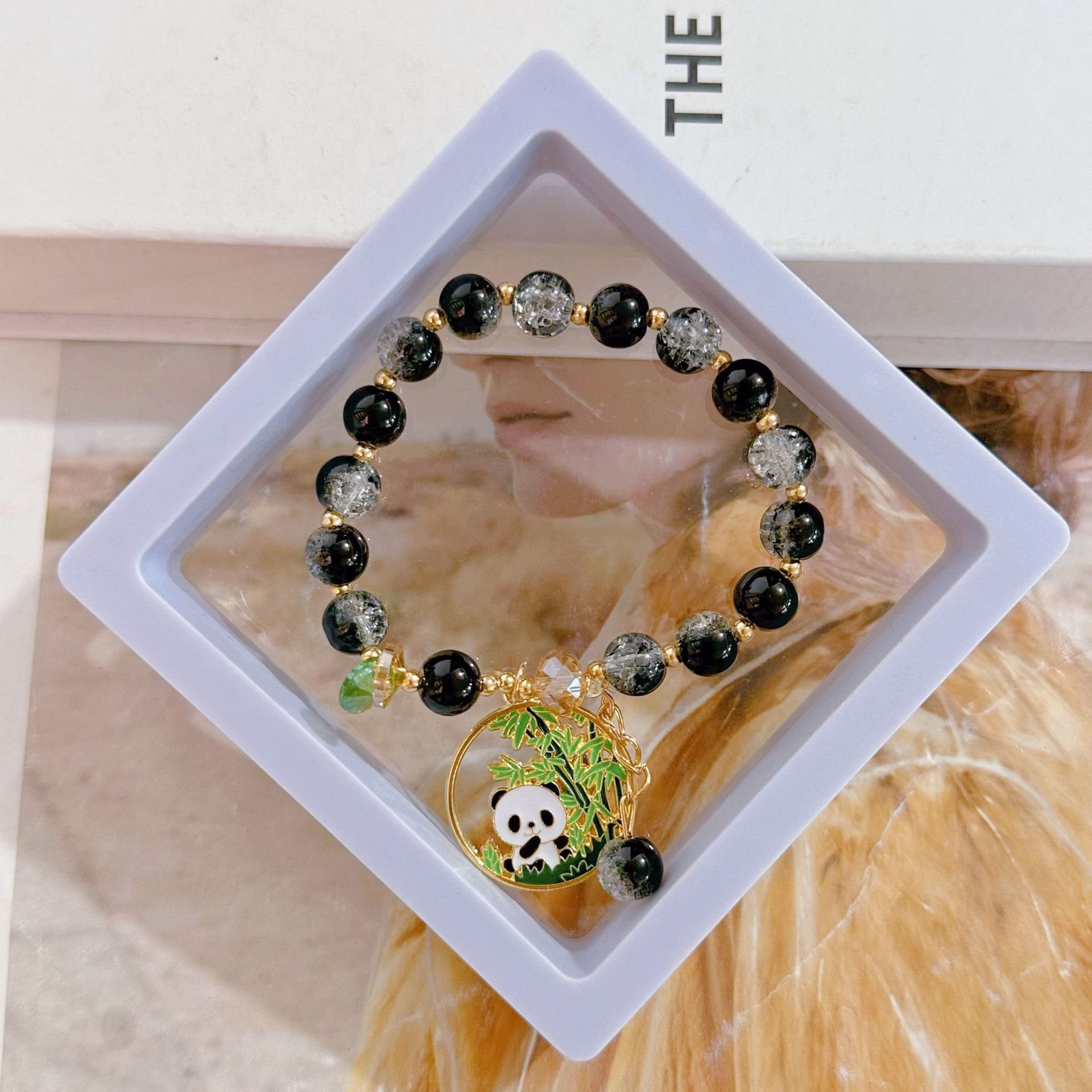 成都熊猫特产伴手礼手链网红爷爷礼品手饰绳子饰品手绳简约纪念品