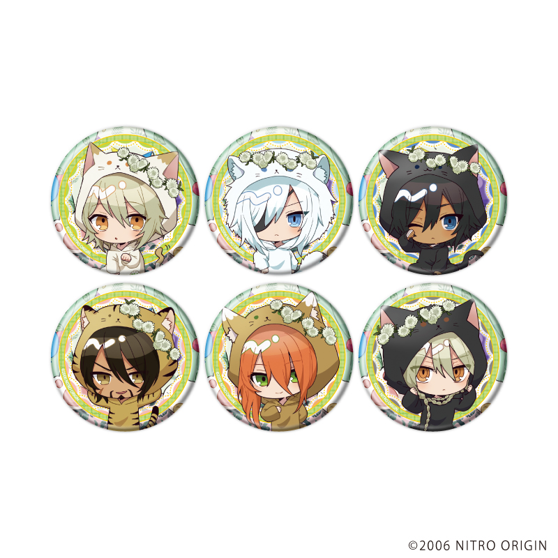 【木野日谷】预售  A3 Nitro+CHiRAL Lamento Q版 徽章 迷你立牌