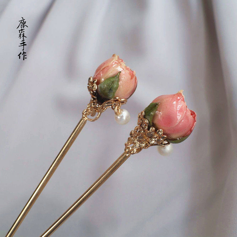 复古真干花发簪日常现代盘发簪子女生礼物发饰头饰,饰品/流行首饰/时尚饰品新,发饰,淘宝优惠券,粉丝福利购,淘宝优惠卷