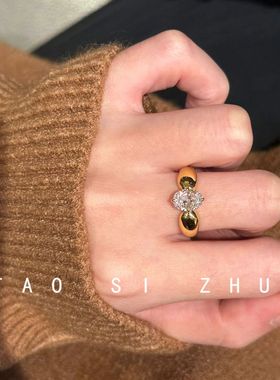 桃思竹中古Vintage白钻