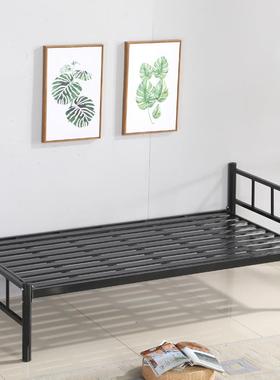 架床单层铁床1.2米1.F9575HTM5米铁艺实木简铁床约加单厚学生人员