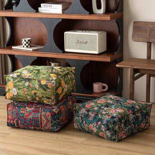 蒲团厚实坐垫垫家用地上懒地板榻人榻学生飘米窗椅民族风11子子客