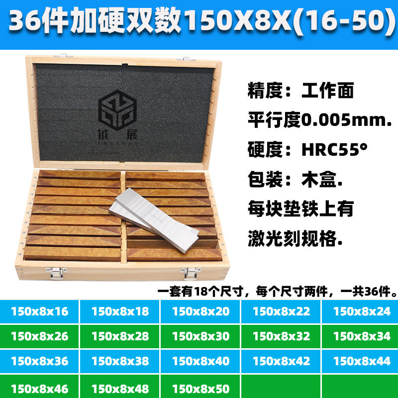 JC-36-0等高垫铁36件双数