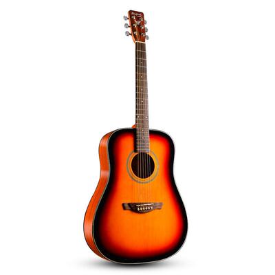 supugD35041寸民民谣吉他红色亮光Ggd350吉缺角圆角吉它谣木他乐