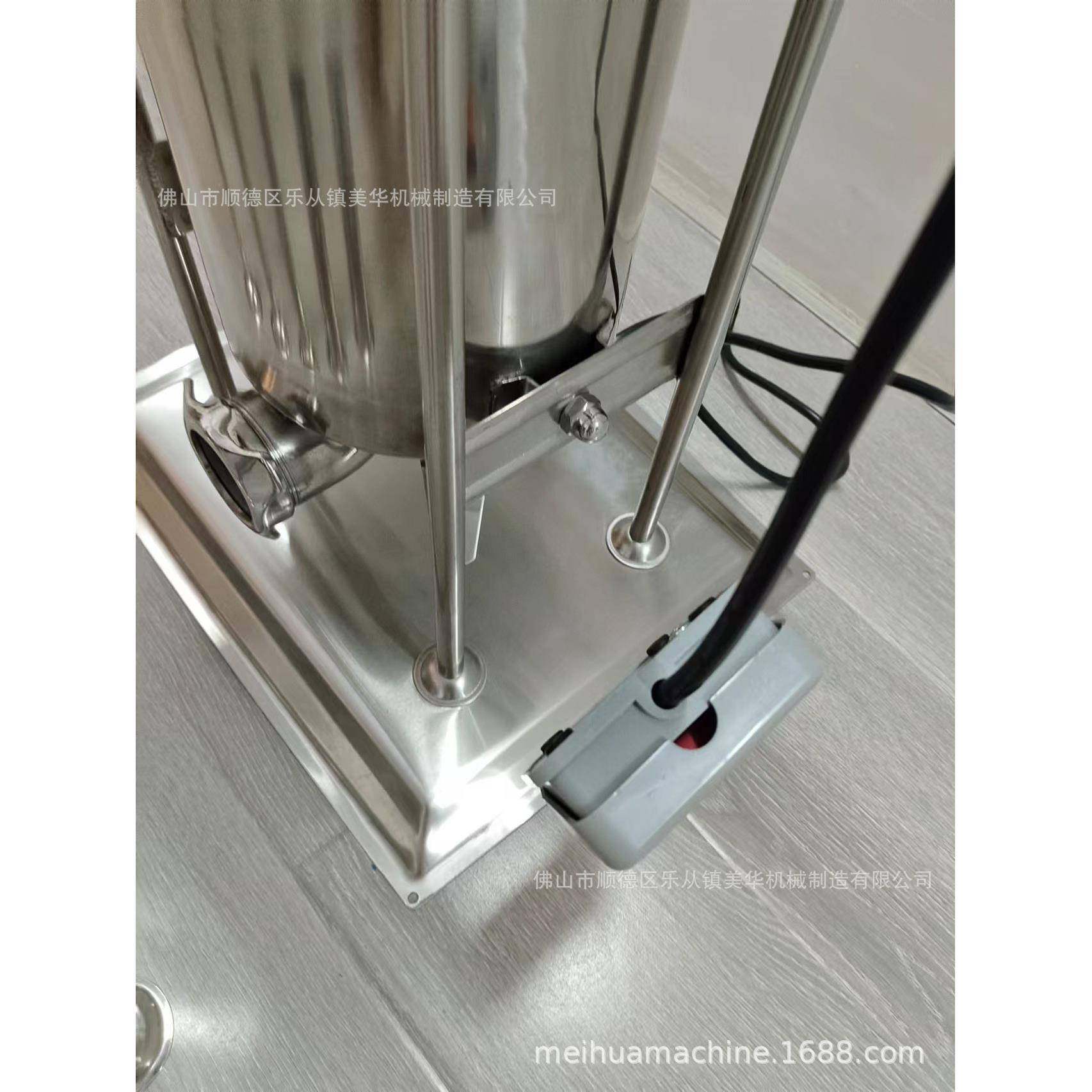 手灌肠商用全自动XUD罐香肠器动不锈钢家用机火腿肠漏斗电动腊肠