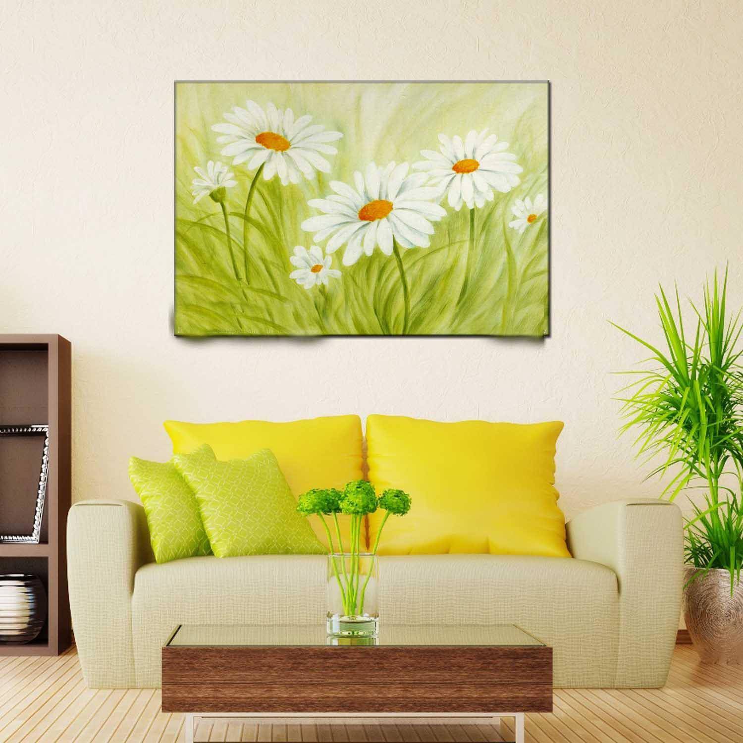 花卉油画，装饰油画，手绘油画，客厅油画，无框油画，丙烯油画图片