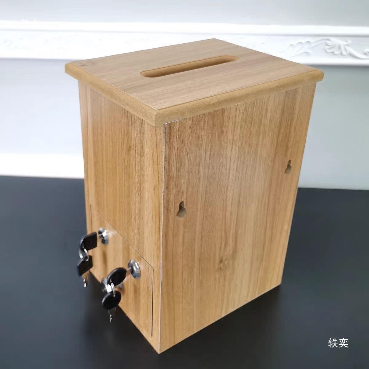 建朵t$*&lzny拉木质双号爱心箱箱刚捐款箱议箱意见箱投票箱锁箱