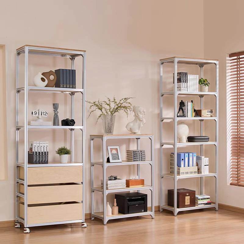 铝材桦木海地洋板展示柜多层置架4567陈物列架样品型架展示架落收