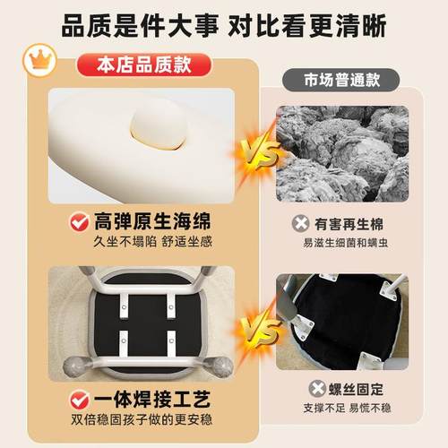 儿童椅可学习家用久坐电脑椅降小学生写字椅靠升背椅VTU书房书桌