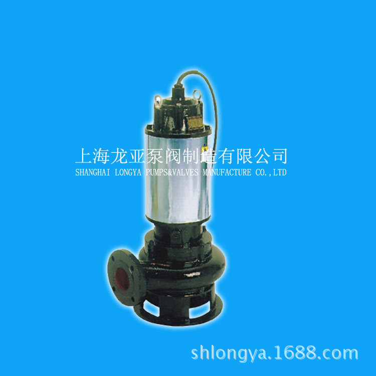 上海WQD 3KW污水泵 QDX15-10-0.75P自动耦合潜水泥浆泵