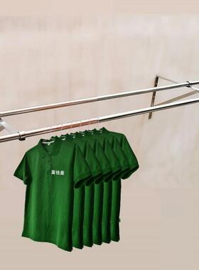 S58765不锈钢三角式固定晾架衣杆8室内墙上晒衣台加阳厚晒被子支