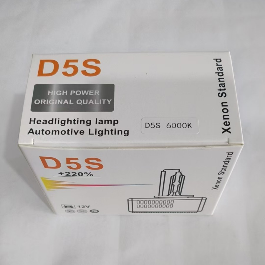 工厂货源汽车灯泡原车替换加亮6000K镇流器D5S氙气灯HID增亮35W