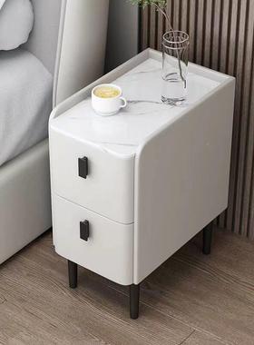 超窄边智岩能床头柜多功能木简tb-71760约现代无线充电实床柜意式