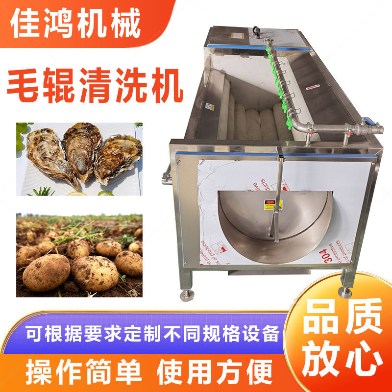 佳鸿全自动毛辊清洗机土豆红薯