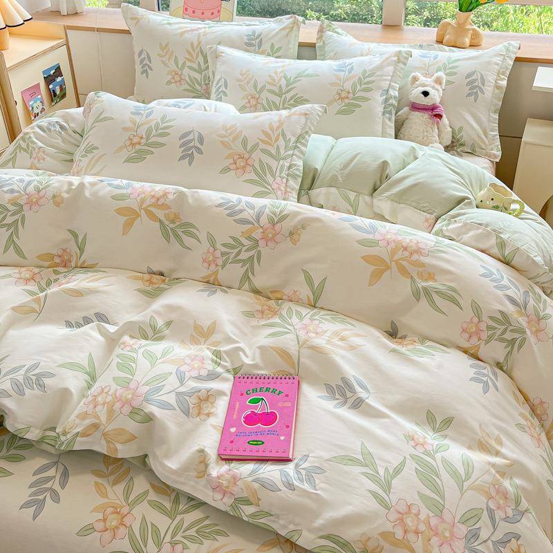 2205新AEG款纯棉全棉新喷气印花小清被套单简约风系列【预留件缩