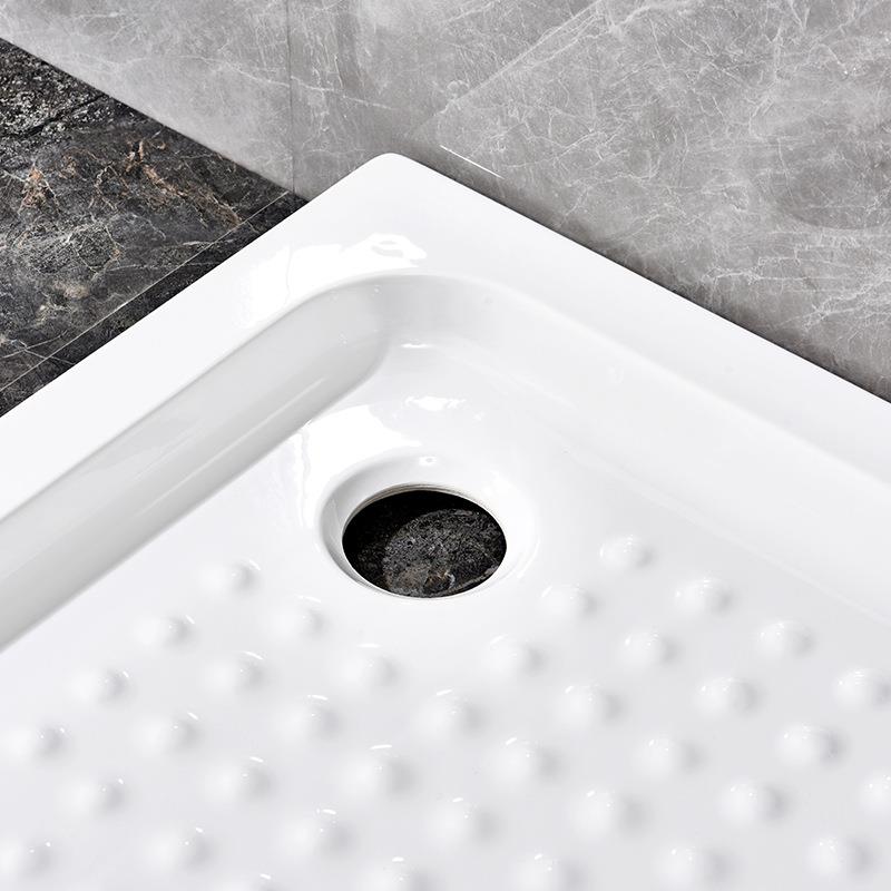 淋浴房底座家底加淋浴盘多厚规格方形亚克无品牌/力淋厂浴房底盆