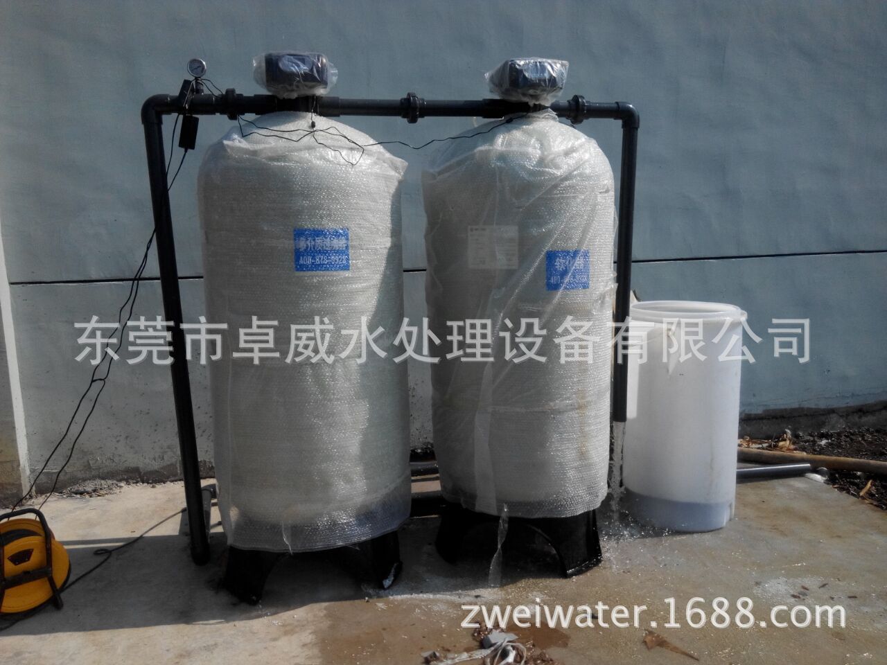 一备一用软化水设备,井水除铁锰过滤器,家用软化水设备