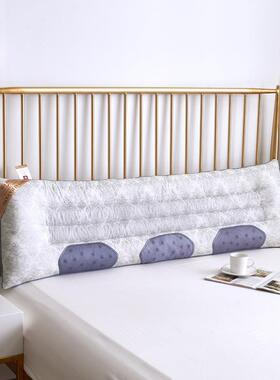 决子双人枕米1.2m长明条枕芯荞麦护颈枕头18加长情侣一枕XBU体助