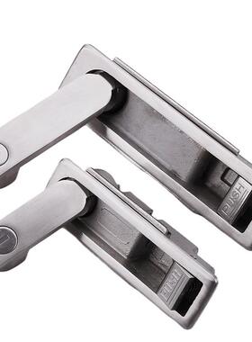 341不门锈钢MS713配电箱机锁方形开关柜锁动力控制柜712MS072平面