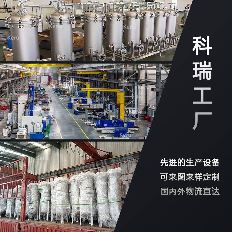 不锈钢单袋式过滤器油漆电泳漆除油过滤机吸油滤袋式过滤设备