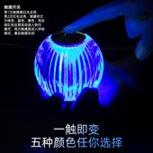 202小2新款 智能水晶L1804球摸LED夜灯七彩客RG触B装 饰灯卧室厅氛