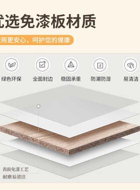 奶油风梳妆台卧室代简约小户型现化OYP妆床头收纳柜书桌桌镜斗子