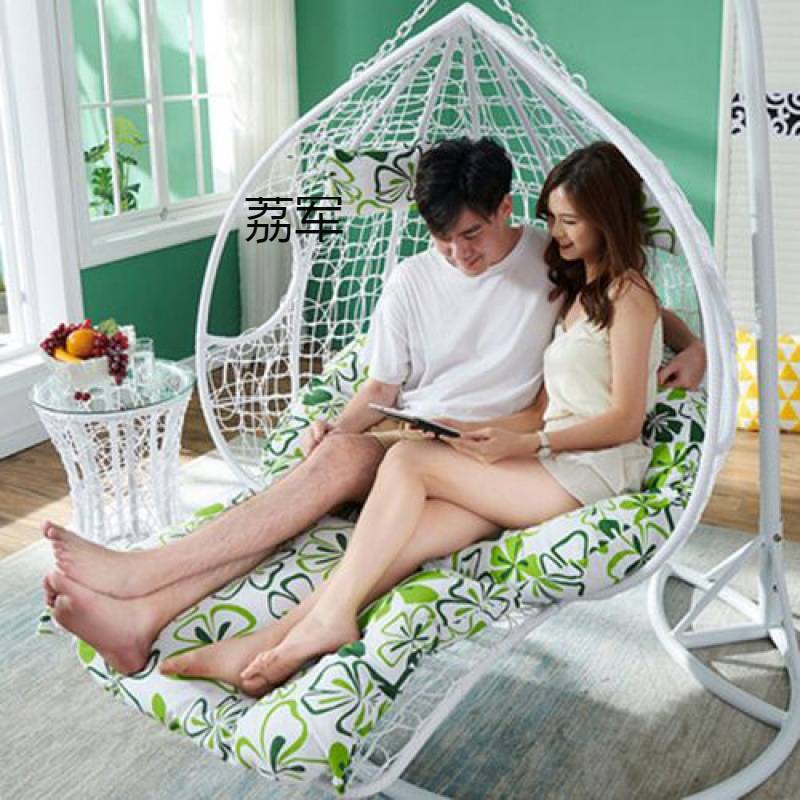 LJ吊篮吊椅室内藤椅客厅吊床懒人椅家用单双人摇椅阳台摇篮秋千吊