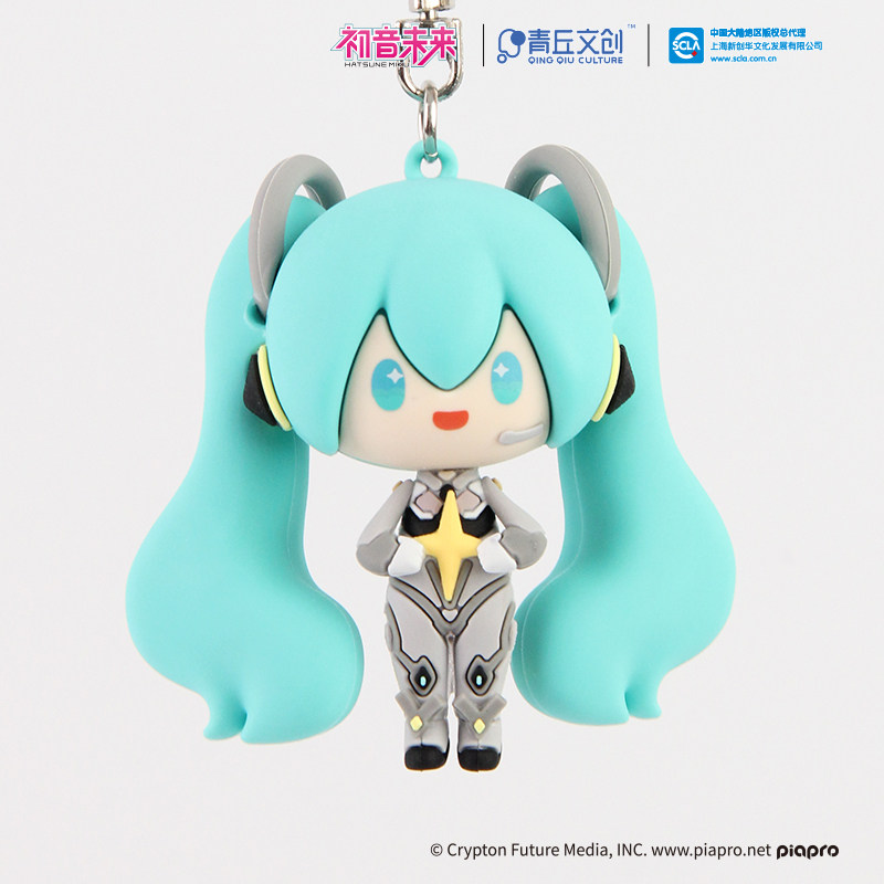 Chaveiro Hatsune Miku Interstellar Figure Keyholder Piapro Characters (Qing Qiu Culture) 6cm Chaveiro Hatsune Miku Interstellar Figure Keyholder Piapro Characters (Qing Qiu Culture) 6cm