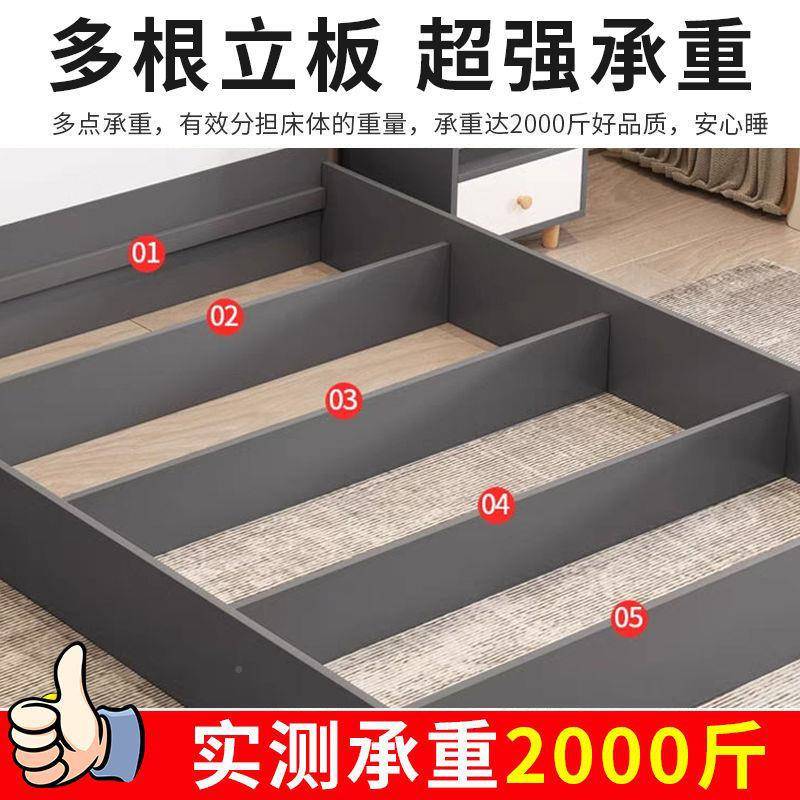 榻榻米日式矮MXH床代木地台民简实约酒宿店床头床架木床落地现骨