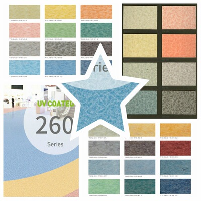 台宝地板 复合地板 发泡底面软底卷材2.6MM宽度2米PVC地板 TB260