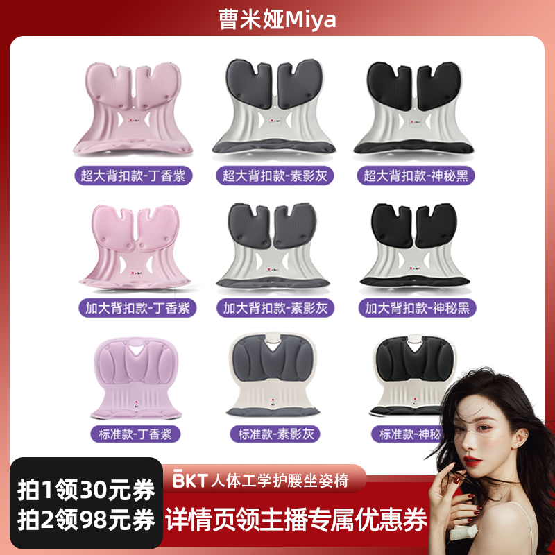 BKT端正坐姿人体工学护腰座椅