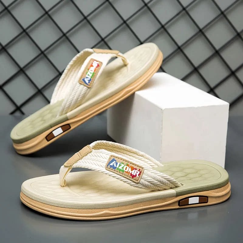 百搭新款厚底拖鞋人字拖男防滑防臭软底耐磨轻便舒适休闲外穿拖鞋