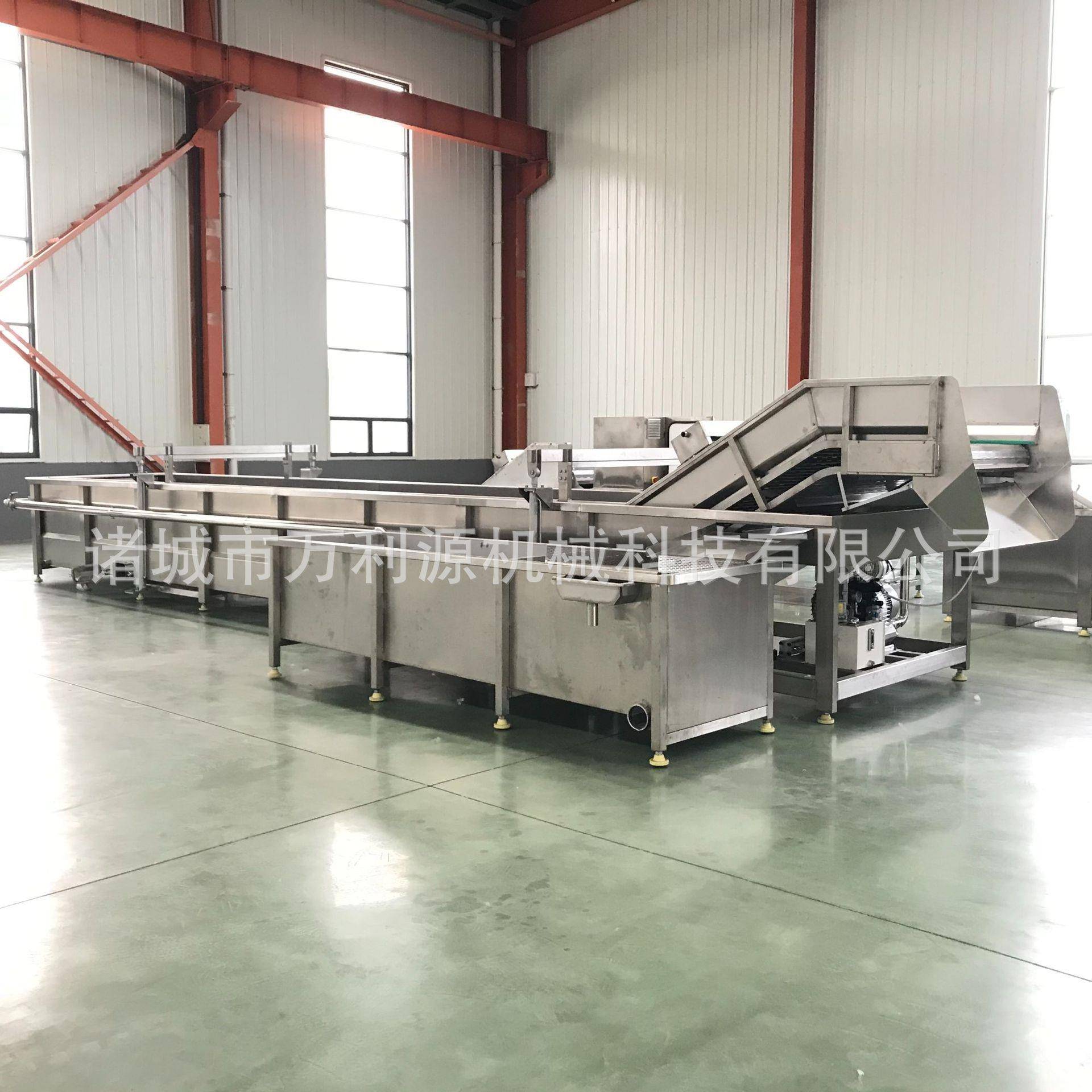 无骨鸡爪解冻清洗线鼓泡式冻盘鸡翅化冻机恒温式节能缓化设备