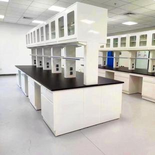 试验台全钢立柜全木实验柜墙柜实验台带吊柜收纳墙吊架桌子操作台