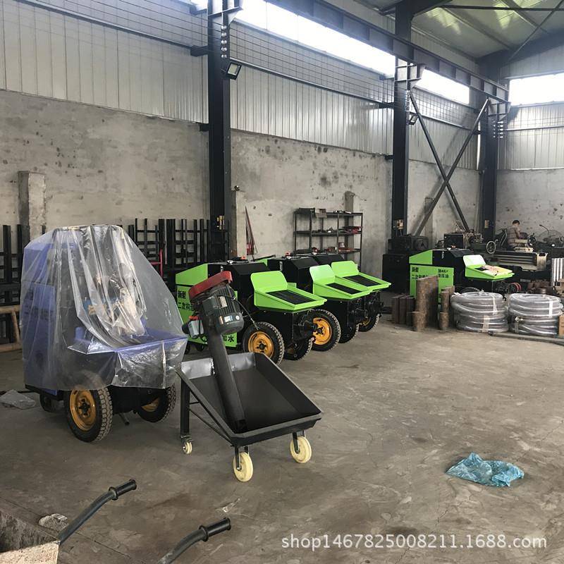 立式二料次构造泵上机柱细石灰二次结浇筑构机混凝土小型267输送