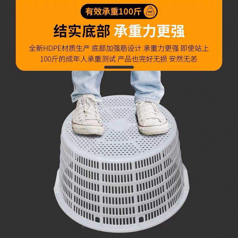 品牌/蔬菜水果周箱圆箩筐西瓜水产海萄鲜葡采摘鱼篓塑转料筐椭形