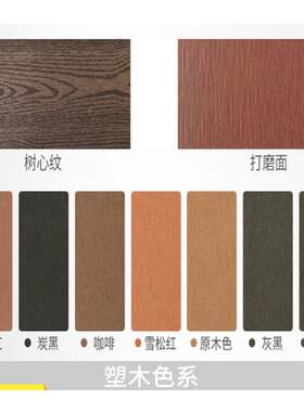 塑木花户外葡萄架长廊塑料室外六角凉亭防木腐JRU庭院廊材架架