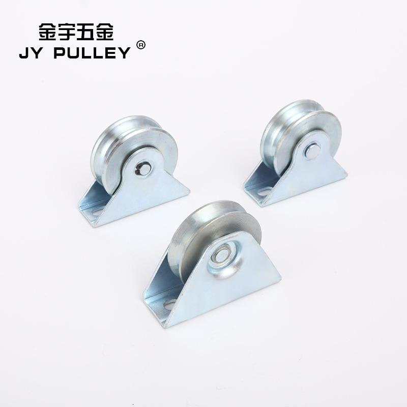厂家创904起意304不锈v钢滑轮丝绳钢滑轮u型型槽轮移门轨道轮重