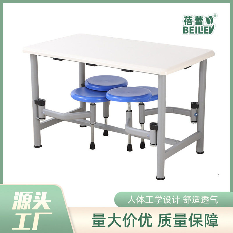 不锈钢商用餐桌椅套装食堂餐厅