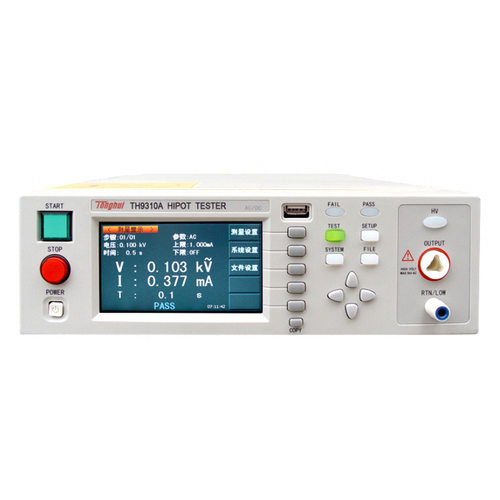 同惠TH9310A/B TH9320B/TH9301A/9302B/D安规耐压耐压绝缘仪
