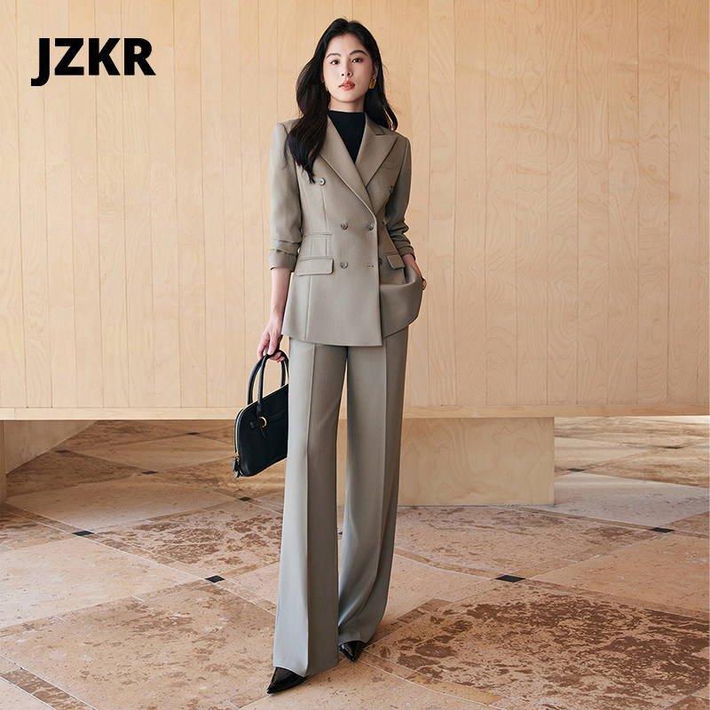 工装女职业气质套装高级感商务时尚西服上衣主持人通勤女神范正装