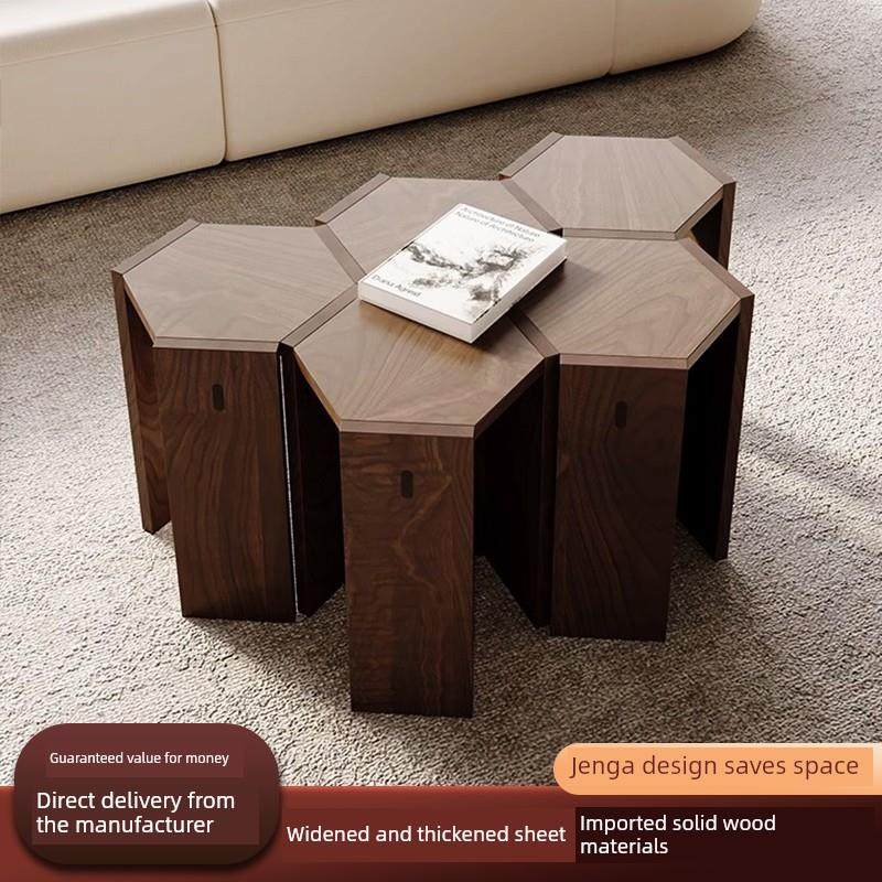 实木叠叠乐新款小户型秩序凳椅子家用换鞋凳方凳可堆叠放边几凳子