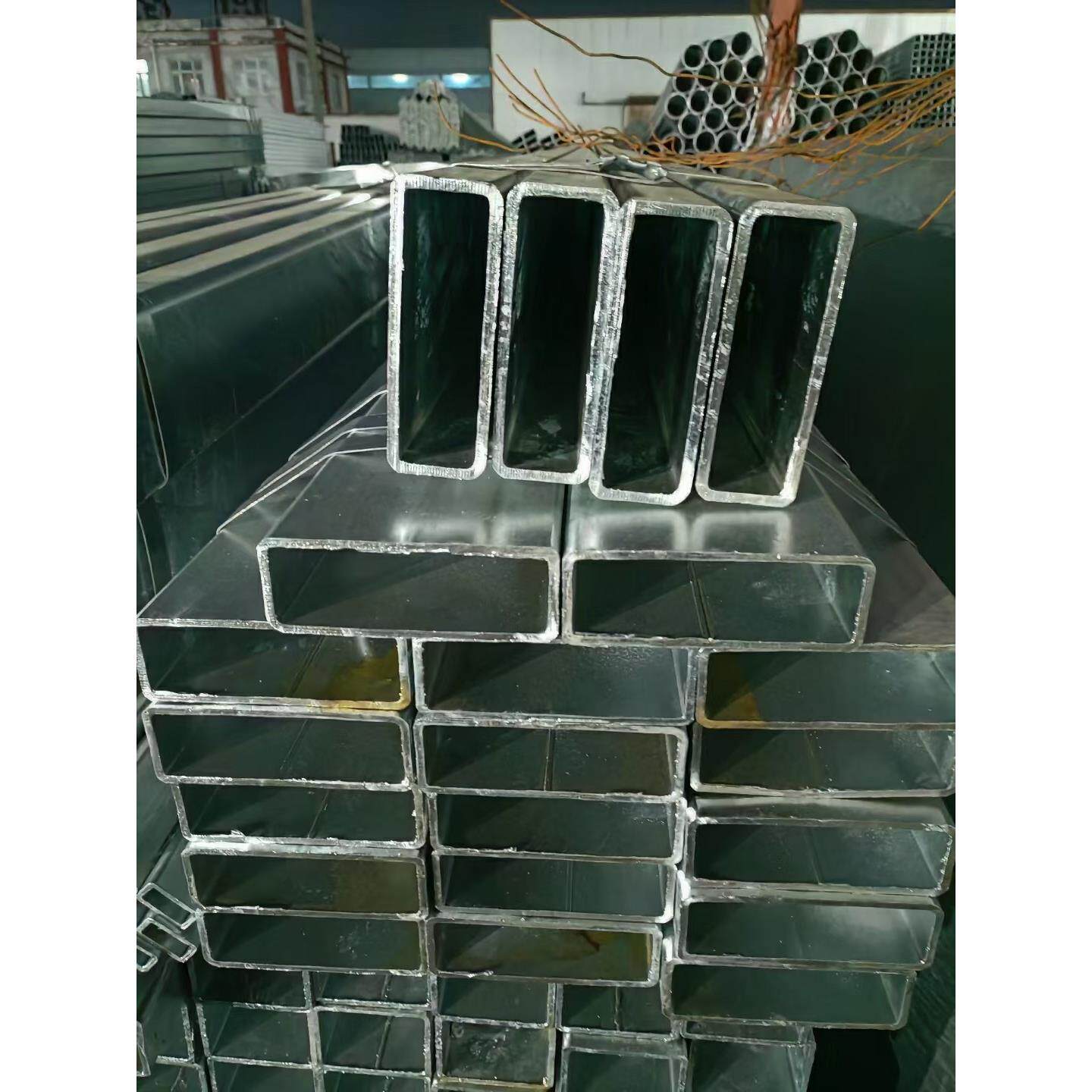 镀锌方管热镀锌管钢材管材空心管无缝管型材矩形管方钢管国标方管