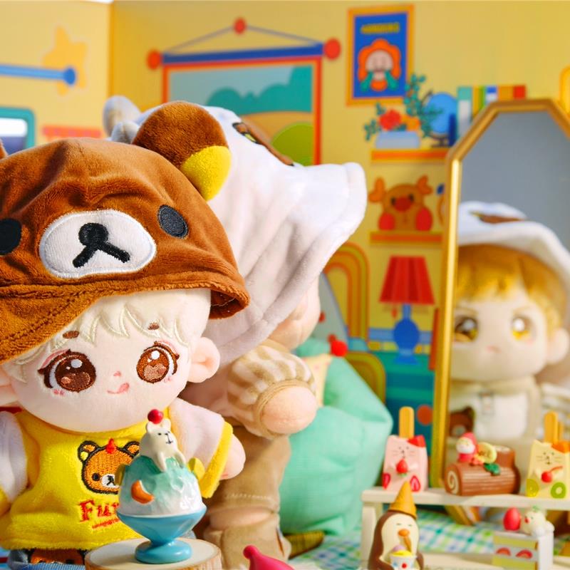 现货娃衣20厘米棉花娃娃衣服套装20cm明星公仔替换装裙子玩偶配饰