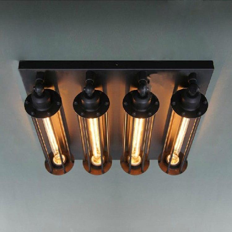 美式复古怀旧工业风壁灯美式乡村loft酒吧咖啡厅恶魔岛铁艺吸顶灯
