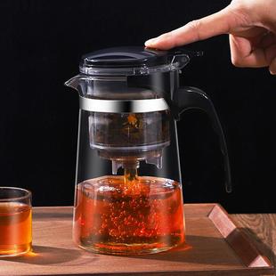 功夫飘逸杯茶壶 泡茶杯茶水分离家用过滤冲茶器加厚玻璃茶具杯套装