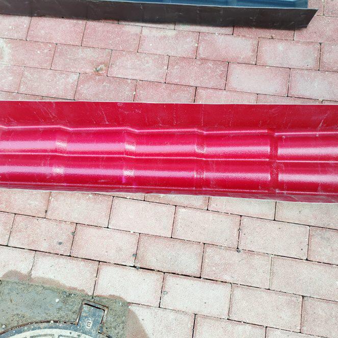 树脂瓦配件侧墙山墙挡水板左右山墙泛水侧封返水反水切开是俩边u.